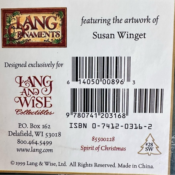 LANG AND WISE COLLECTION SANTA - Picture 15 of 16